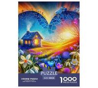 Love Flowers Refined Leisure Jigsaw Puzzle Created for Measured Mental Stimulation, Featuring Fantasy within A Balanced Layout That Feels Absorbing And Complete 38x26cm/1000pcs