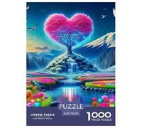 Love Flowers Sophisticated Jigsaw Puzzle Built for Mindful Entertainment, Combining Fantasy with Restrained UK Visual Elegance And Smooth Assembly Flow 70x50cm/1000pcs