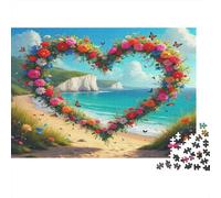Love Flowers1000 Piece Jigsaw Puzzle for Adults Family Game RomanticFun And Challenging Home Decors Great Gift Idea70x50cm/1000pcs
