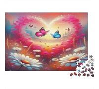 Love Flowers1000 Pieces Jigsaw Puzzles for Adults And Kids Educational Games RomanticChallenging Home Decors Great Gift Idea70x50cm/1000pcs