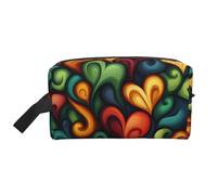 Love Flows Again Portable Large-Capacity Double-Sided Printed Travel Toiletry Storage Bag, a Must-Have for Travel.