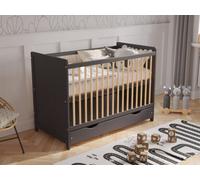 Love For Sleep Tokyo Cot Bed 120X60Cm With Drawer & Microfiber Quilted Mattress