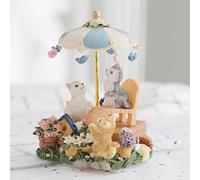 LOVE FOR YOU Gift Wrapped Music Box Cat Lovers Garden Musical Decoration for Girls and Women Baby Kids Sister Niece Daughter Mom Granddaughter Grandma Birthday Presents Christmas Gifts