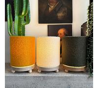 Love Frankie Boucle Cordless Lamps - 3 Colours Available - Thyme - Green - Tall - Yes - Please Create With a Bulb