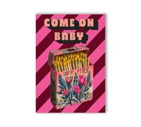 Love Frankie Come on Baby Art Print - A2