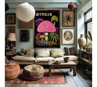 Love Frankie Daydream Artwork - Framing Options Available - Walnut - A2 - Floating Canvas