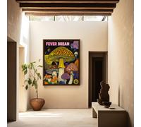 Love Frankie Fever Dream Artwork - Framing Options Available - Walnut - A1 - Framed Print