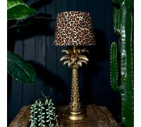 Love Frankie Leopard Print Mini French Drum Lampshade with Gold Lining