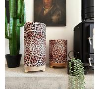 Love Frankie Luxe Leopard Print Cordless Lamps - 2 Sizes Available - Tall - Yes - Please Create With a Bulb
