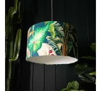 Love Frankie Magic Fruits Velvet Lampshade - Ceiling Pendant / Arc Lamp - 30cm Diameter x 25cm Height (12" x 10")