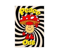 Love Frankie Peace Out Art Print - A4