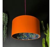 Love Frankie Smoke Deadly Night Shade Silhouette Lampshade in Pumpkin - Ceiling Pendant / Arc Lamp - 70cm diameter x 25cm Height (27" x 10")