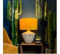 Love Frankie Sunset Yellow Velvet Lampshade With Gold Lining - 50cm Diameter x 30cm Height / (20" x 12")