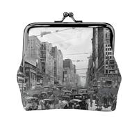 Love from New York Print - Print Women's Compact Coin Purse with Lock Waterproof for Travel Gifts
