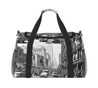 Love from New York Print Weekender Bag,Holdall Handbag & Shoulder Bag for Travel Fitness