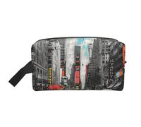 Love from New York Printed Makeup Bag Travel Portable Cosmetic Bag Large Capacity Makeup Case Toiletry Handbag Organiser for Women