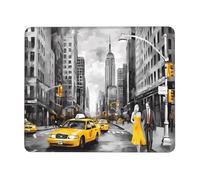 (Love from New York) Printed Mousepad 7 x 8.6 in, Waterproof Non-Slip Mouse-Pad Rubber Base for Laptop Desktop Mat for Home Office Desk Decor