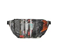 Love from New York Printed Waist Bag Adjustable Bum Bag Lightweight Travel Waist Fanny Pack Belt for Walking Cycling Hiking Travel