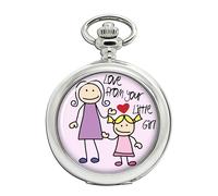 Love From Your Little Girl Pocket Watch