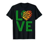 Love Fruits and Veggies Eat More Plants Heart Icon T-Shirt
