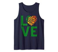 Love Fruits and Veggies Eat More Plants Heart Icon Tank Top