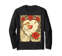 Love, Gently Held Vintage Art Nouveau Romance Long Sleeve T-Shirt