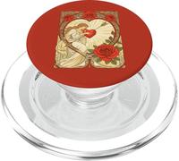Love, Gently Held Vintage Art Nouveau Romance PopSockets PopGrip for MagSafe