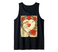 Love, Gently Held Vintage Art Nouveau Romance Tank Top