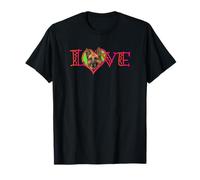 Love German Shepherd Dog Lover Heart Felt Canine Enthusiast T-Shirt