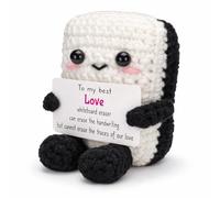 Love Gift - Mini Whiteboard Eraser Crochet Decor - Valentine's Day Birthday Gifts Anniversary Present Romantic Desk Accessory, Unique Gift Box Filling Material for Him Her Men Women Boy/Girl Friend