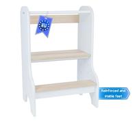 Love Gifts® Learning Tower for Children with Tilt Protection and Height Adjustable, Learning Tower with Safe Edges, Kitchen Aid and Learning Tower from 1 Year for Simultaneous Use of Two Children,