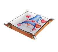 Love Gnome Portable Dice Rolling Tray, Microfiber Leather Dice Holder Game Box for D&D, RPG, Table Games or Desktop Phone Key Storage