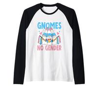 Love Gnomes No Gender Transgender TLGBTQI Ally Pride Raglan Baseball Tee
