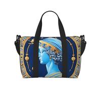 Love Goddess Print Weekend Holdall 41cm Water Resistant Duffle Cabin Luggage Under Seat Travel Tote for Women