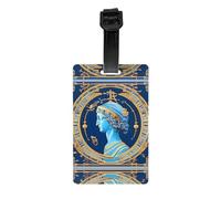 Love Goddess Printed PVC Luggage Tag Travel Anti Lost ID Label Personal Info Tag for Backpack and Suitcase