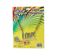 Bristol Novelty BA1080 Hippie Love Necklace | Unisex | Gold, womens, One Size