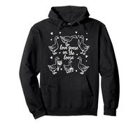 Love Goose On The Loose | Funny Soulmates Valentines Day Pullover Hoodie