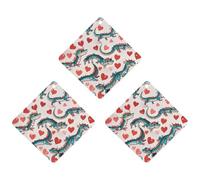 Love Green Dragon Car Air Freshener, 3 Pcs Rhombus Hanging Air Freshener Cards, Long Lasting Fragrance Scented Cards for Car, Home, Office White-style