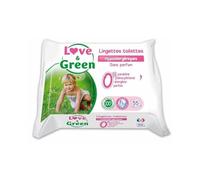 Love & Green Toilette Wipes 55 Wipes
