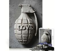 Love Grenade 1000 Pieces Jigsaws Adults Puzzles Stress Relief Play Home Fun Hard Challenge Room Decor (38x52cm)