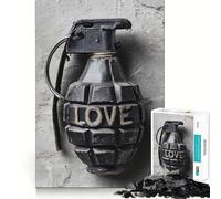 Love Grenade for Adults 1000 Piece Jigsaw Puzzle Brain Exercise Tension Relief Real Challenge Classic Xmas Gift (50x75cm)