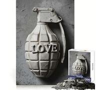 Love Grenade Jigsaw Puzzles 1000 Pieces for Teenagers Brain Think Serene Game Real Challenge Santa Gift (50x75cm)