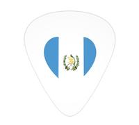 Love Guatemala Flag Guitar Picks Plectrums For Guitar Bass 12 Pack