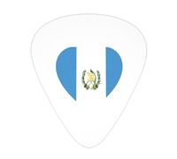 Love Guatemala Flag Guitar Picks Plectrums For Guitar Bass 12 Pack