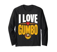 Love Gumbo Cajun Food Louisiana Long Sleeve T-Shirt