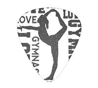 love gymnastics The 12 piece guitar pick pack is suitable for various electric guitars, acoustic guitars and bass guitars
