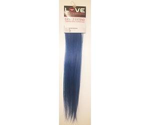 Love Hair Extensions Easy-2-Extend Human Hair Clip In Extensions in 18" length and in colour Blue TWIN PACK (2 pack offer)
