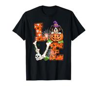Love Halloween Cavalier King Charles Spaniel Witch Pumpkins T-Shirt