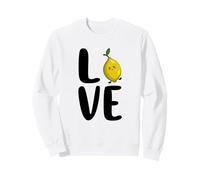 Love Happy Lemon Fresh Summer Lemons Lemonade Sweatshirt