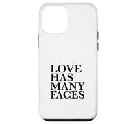 Love Has Many Faces (Love Statement) (Minimalist Design) Case for iPhone 12 mini